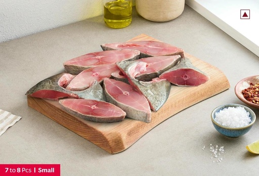 Black Pomfret Small - Curry Cut With Head